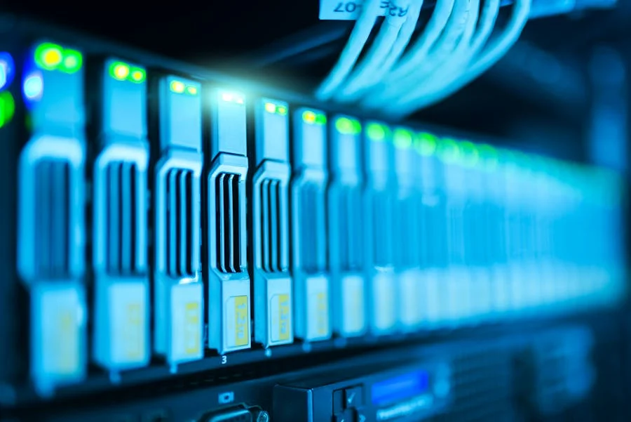 Cloud computing and digital infrastructure concept